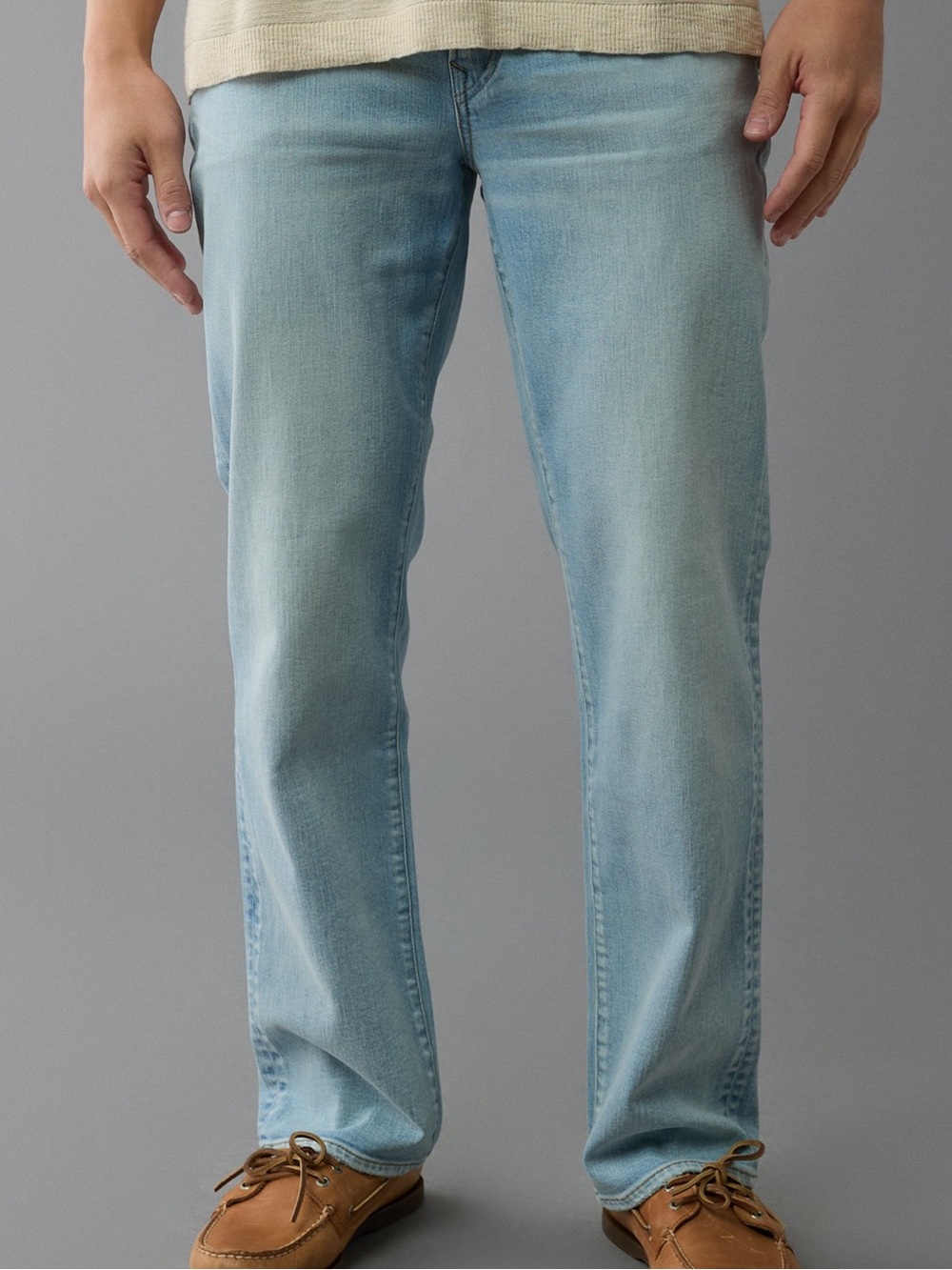 American Eagle Light Blue Mens Jeans Next Level Flex